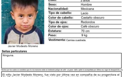 COMUNICADO URGENTE: Organizaciones y familiares exigen inmediata presentación con vida del niño na´savi Javier